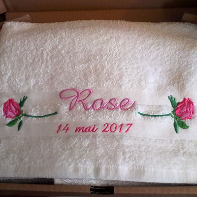 broderie pour tous vos évènements mariage baptemes communion