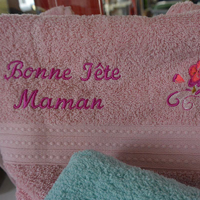 broderie pour les particuliers pour les mariages, baptemes